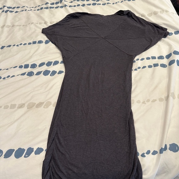 Dark Gray Asymmetrical Dress - Picture 4 of 5